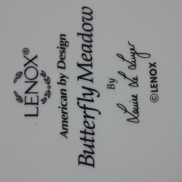 Lenox Kitchen Lenox Butterfly Meadow Napkin Holder Pink Blue